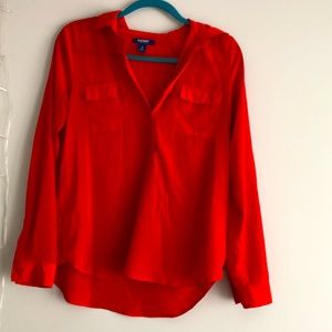 Red Old Navy Blouse